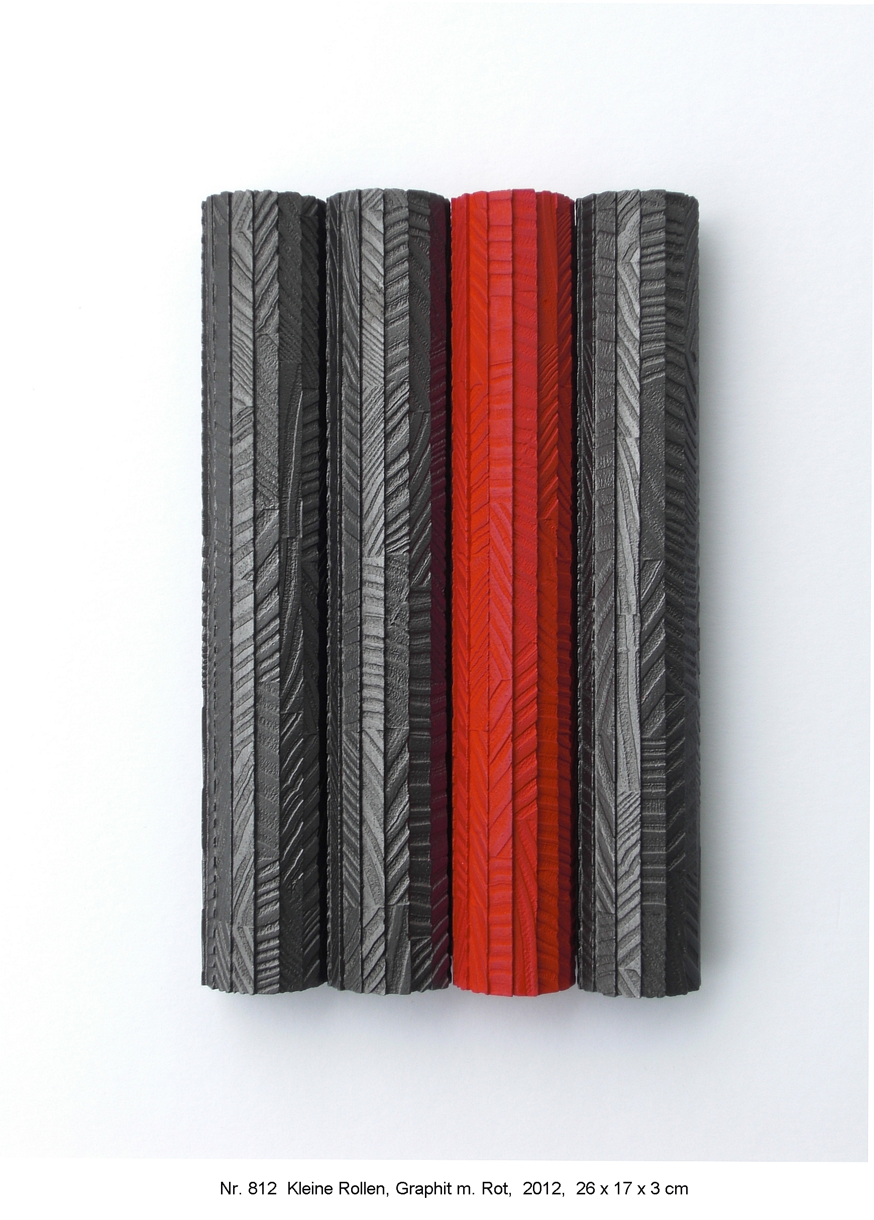 4 Rollen mit Rot